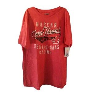 Nascar T Shirt Kevin Harvick Driver Red Sz Large NEW